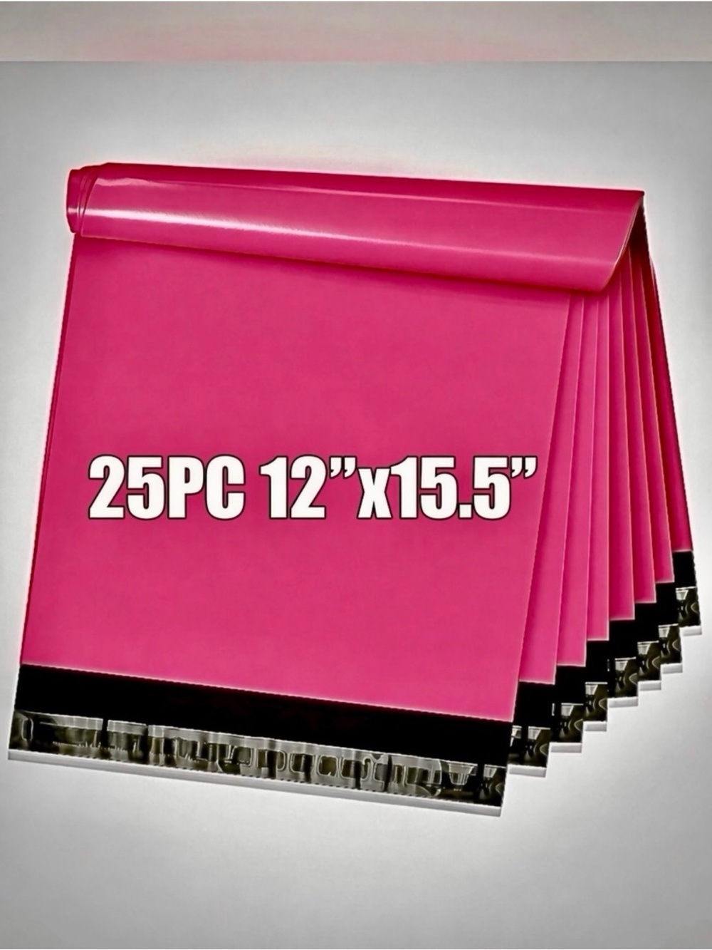 25PC L Poly Mailers 12”x15.5”